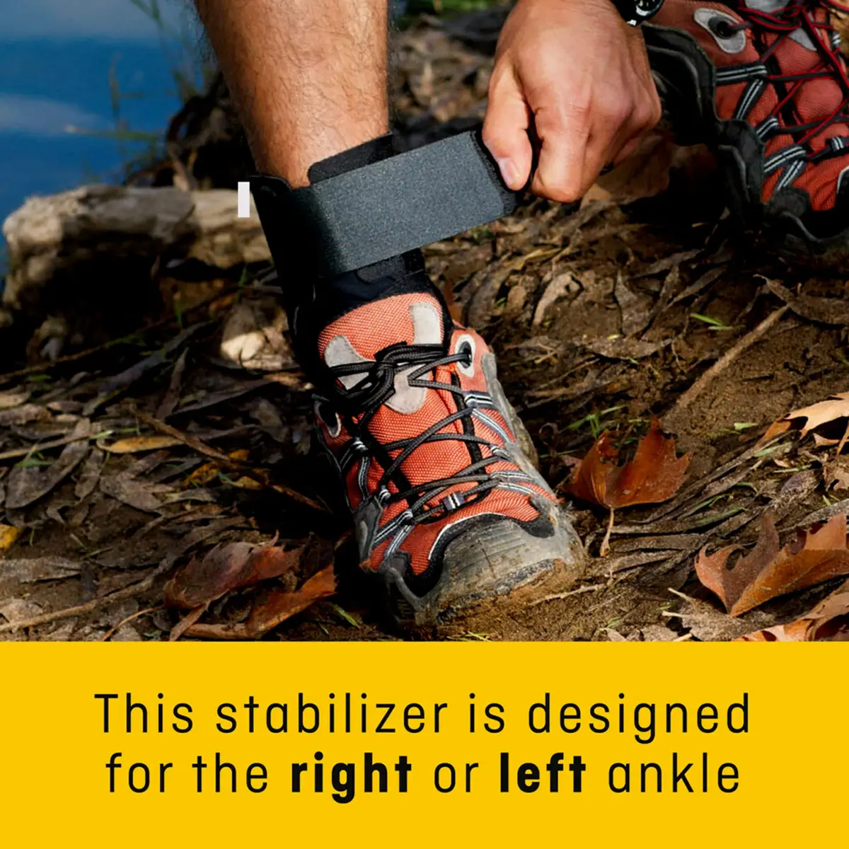Futuro Sport Deluxe Black Ankle Stabilizer with Hook and Loop Strap, 0.11 kg (0.227 lb) | FDA Approved Professional Healthcare - view 7
