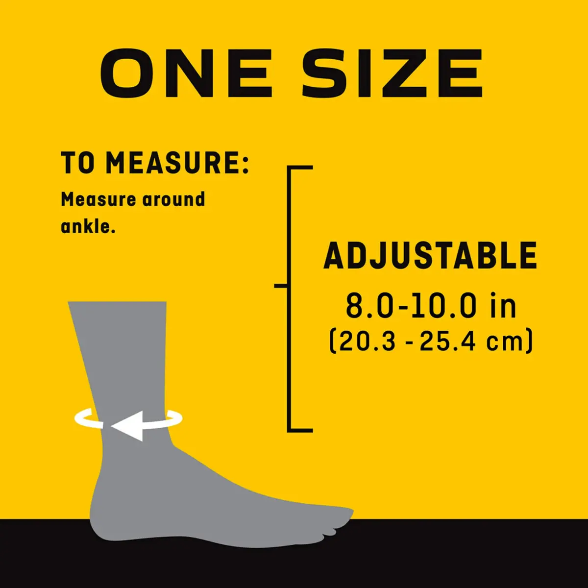 Futuro Sport Deluxe Black Ankle Stabilizer with Hook and Loop Strap, 0.11 kg (0.227 lb) | FDA Approved Professional Healthcare - view 8