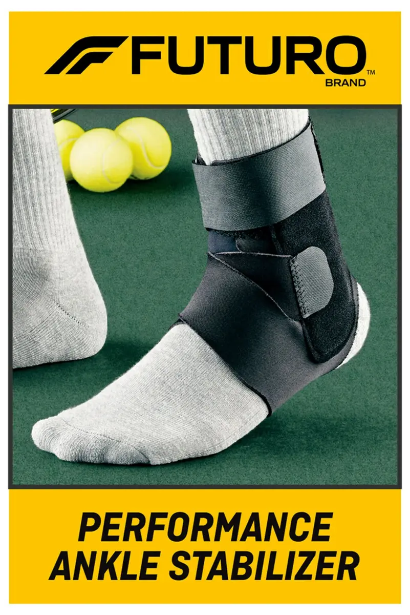 Futuro Sport Deluxe Black Ankle Stabilizer with Hook and Loop Strap, 0.11 kg (0.227 lb) | FDA Approved Professional Healthcare - view 3