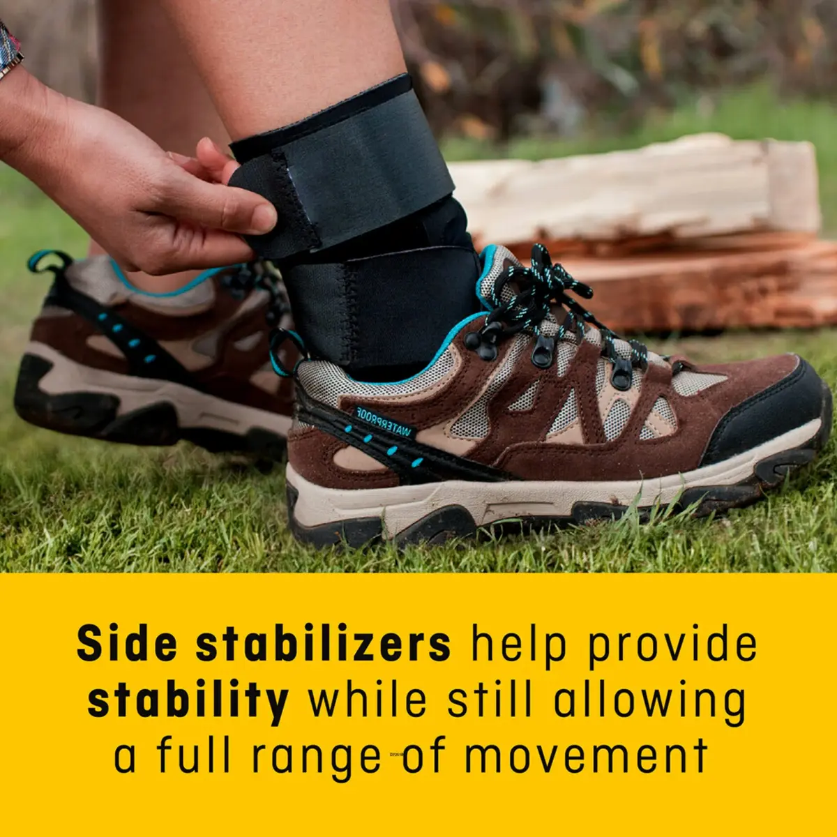 Futuro Sport Deluxe Black Ankle Stabilizer with Hook and Loop Strap, 0.11 kg (0.227 lb) | FDA Approved Professional Healthcare - view 4
