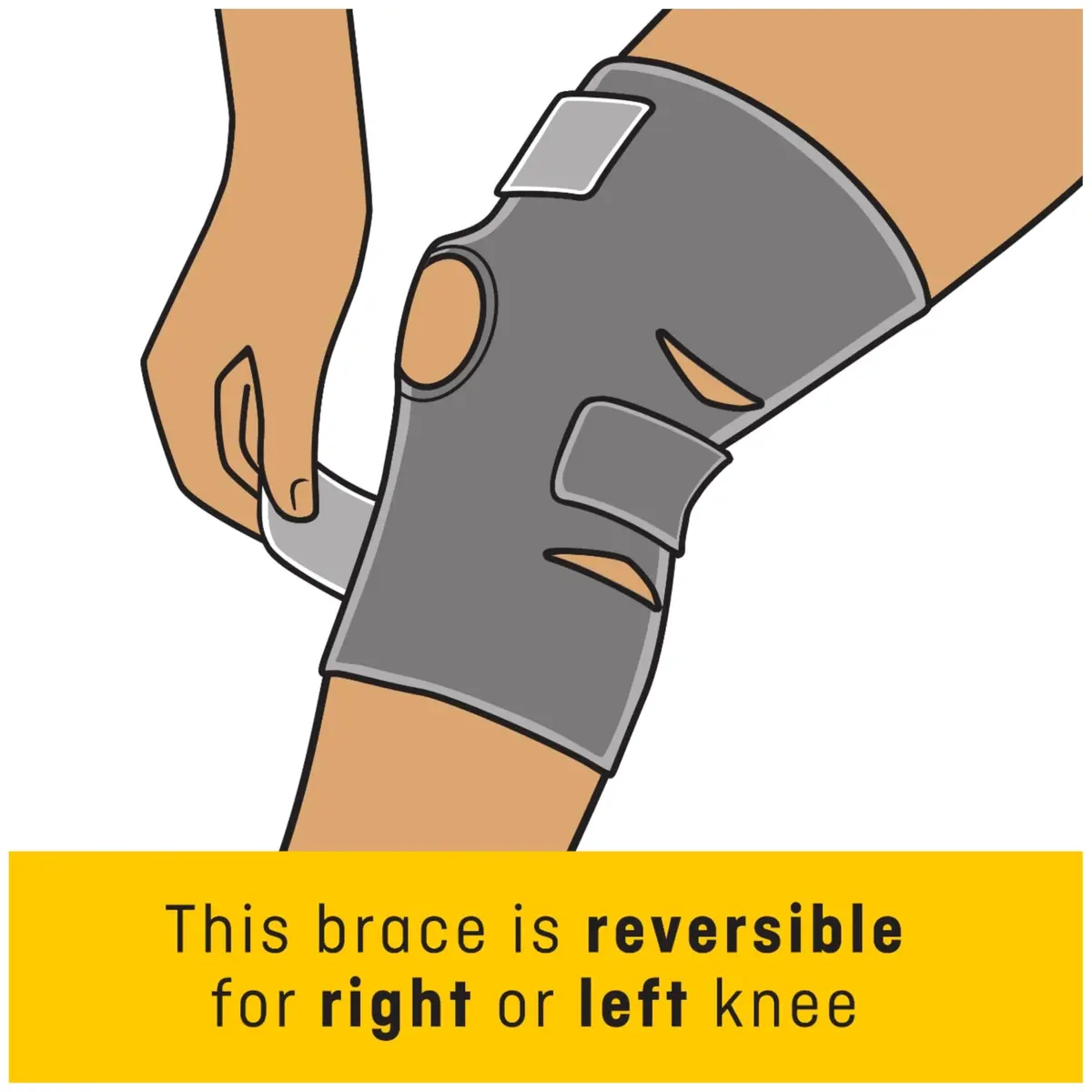 FUTURO Sport Adjustable Knee Support Brace Black | FDA Approved Orthopedic Brace for Ligament Injury - view 5