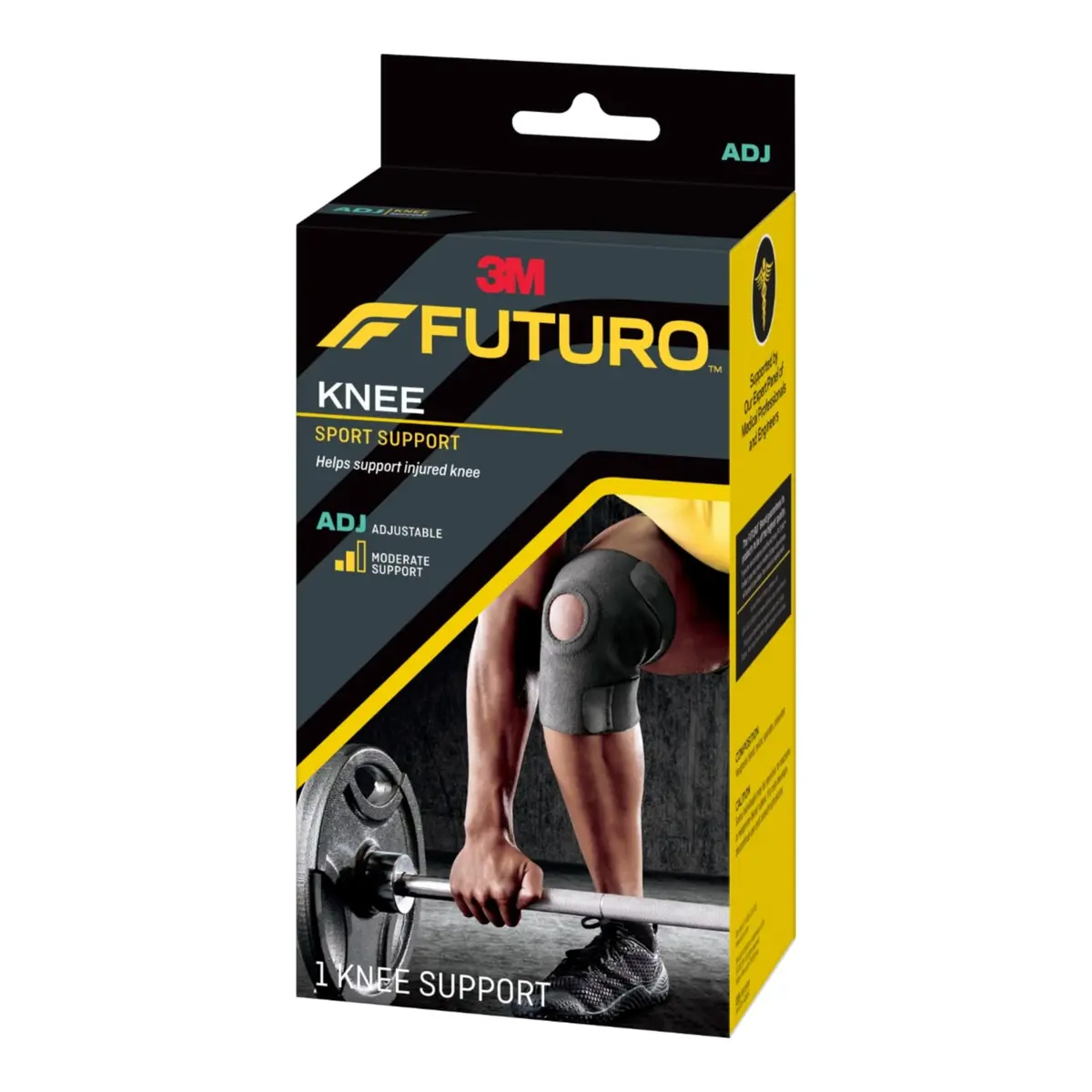 FUTURO Sport Adjustable Knee Support Brace Black | FDA Approved Orthopedic Brace for Ligament Injury - view 8