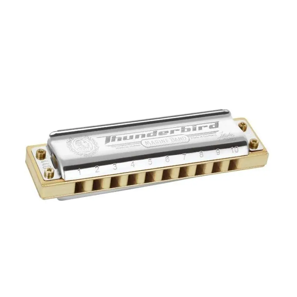 Hohner Marine Band Thunderbird Diatonic Harmonica - Key of LE, 13.21 cm (5.25 in) Length | Low Pitch Sound - view 2