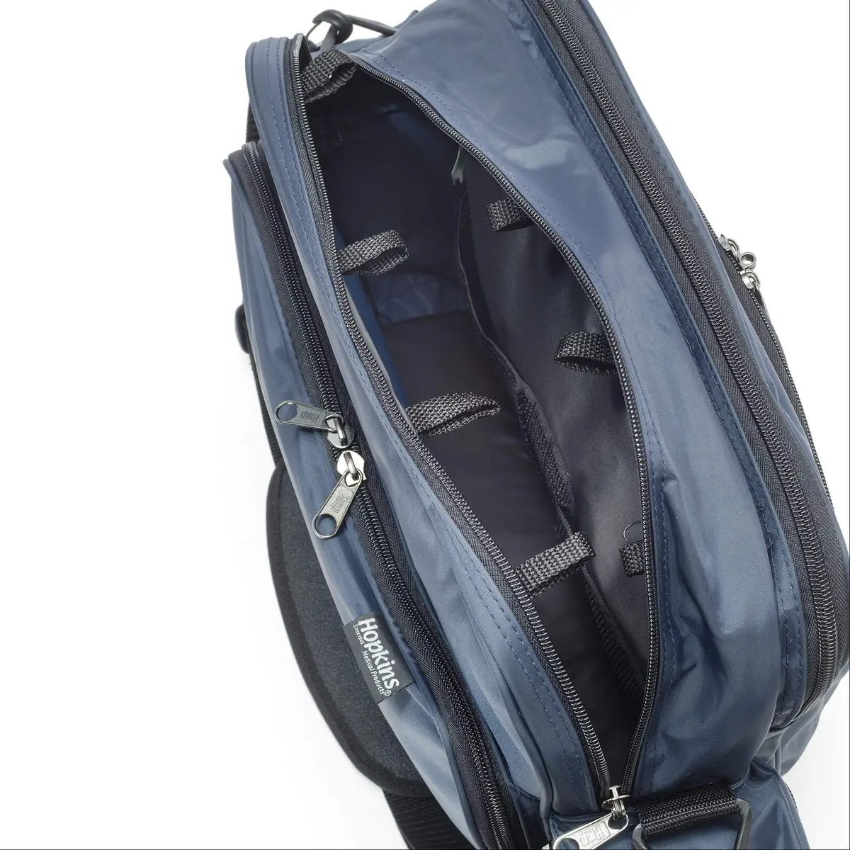 Hopkins Medical Products Home Health Shoulder Bag 14x11x7 inch Waterproof Nylon Navy Blue - view 7