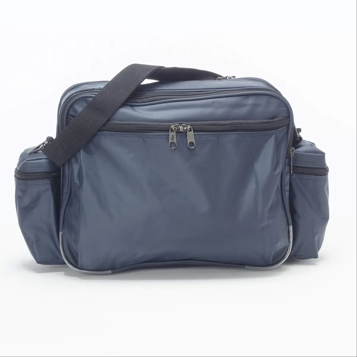 Hopkins Medical Products Home Health Shoulder Bag 14x11x7 inch Waterproof Nylon Navy Blue - view 3