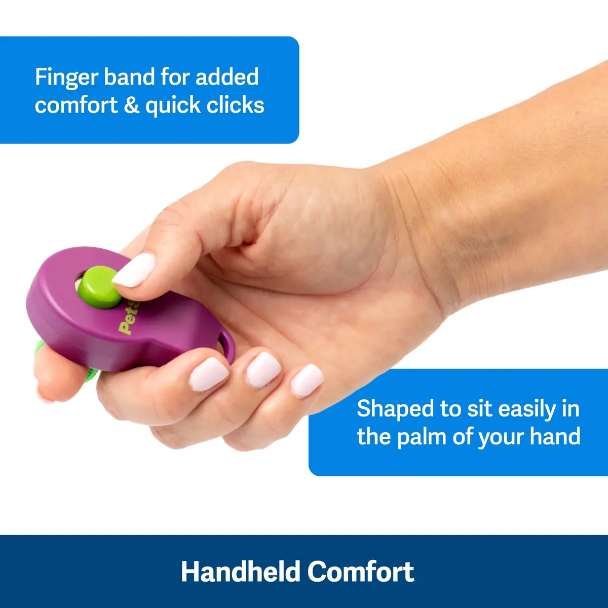 PetSafe Clik-R Dog Training Clicker, Purple | Ergonomic & Comfortable for All Ages - view 7