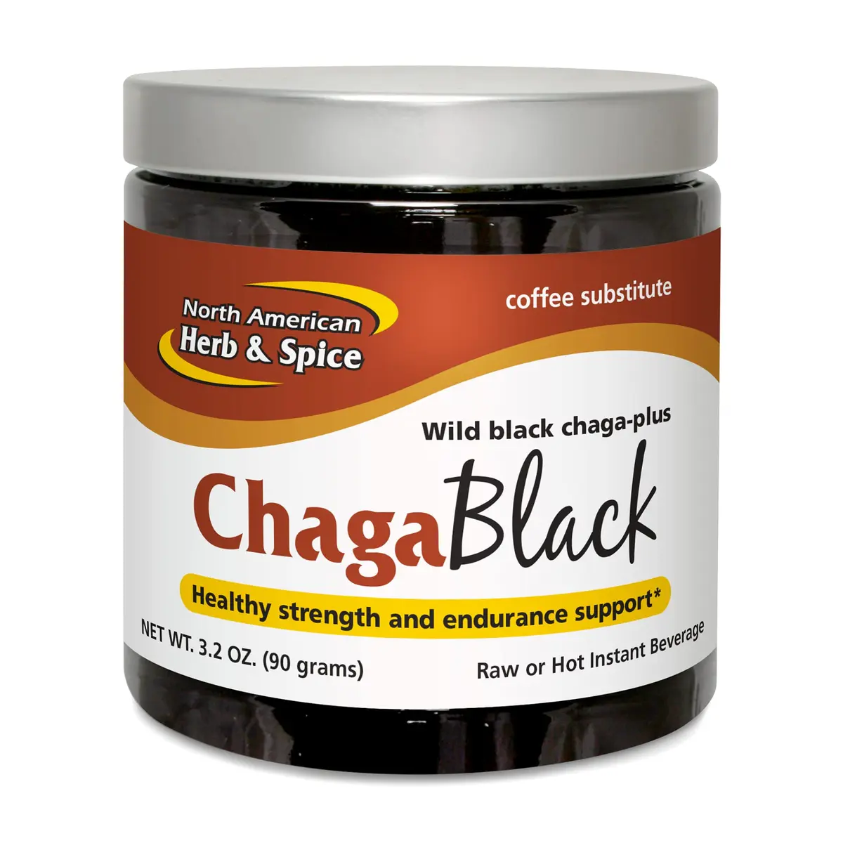 NORTH AMERICAN HERB & SPICE ChagaBlack Tea 3.2 oz | Adaptogen, Endurance & Stamina Support - main product image