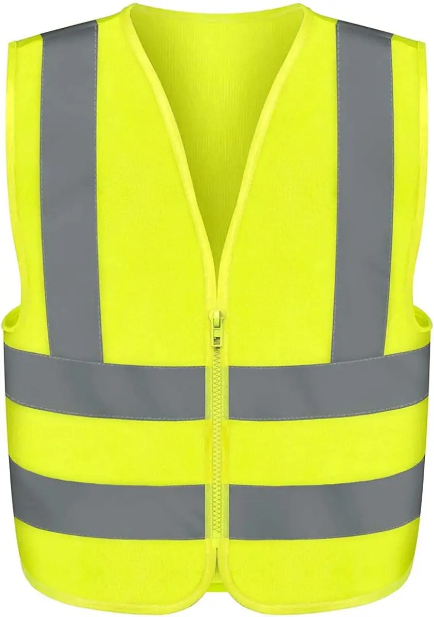 NEIKO High Visibility Safety Vest ANSI Class 2 Neon Yellow 3X-Large | Reflective, Lightweight & ANSI Certified - main product image