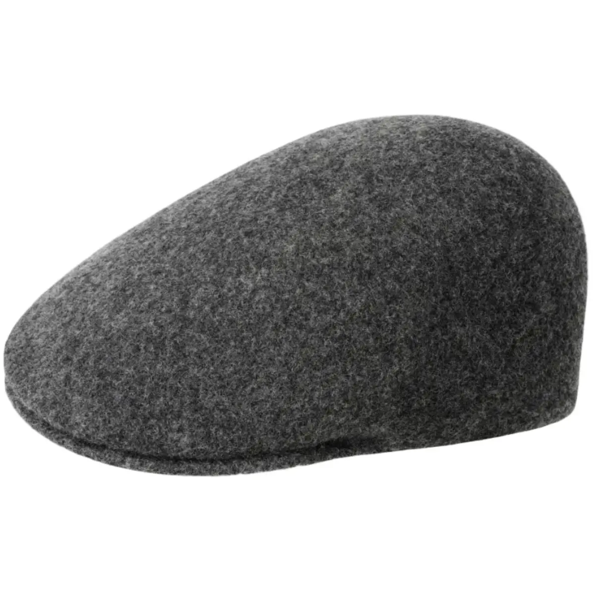 Kangol Seamless Wool 507 Flat Cap Dark Flannel | Classic Men’s Newsboy Cap for Autumn/Winter - main product image
