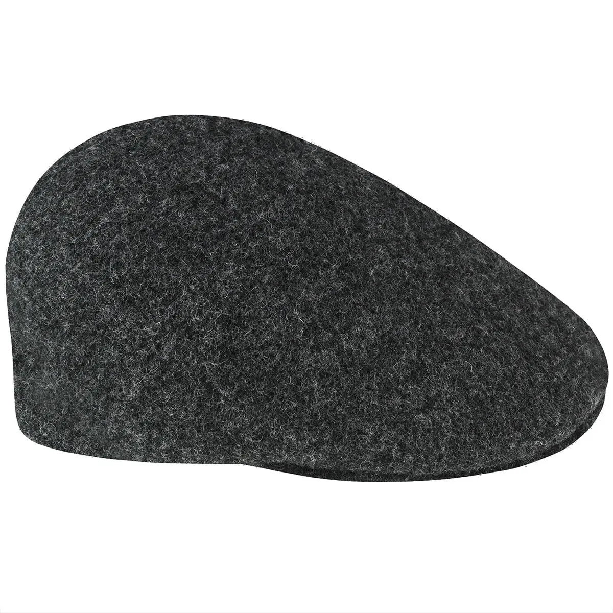 Kangol Seamless Wool 507 Flat Cap Dark Flannel | Classic Men’s Newsboy Cap for Autumn/Winter - view 6