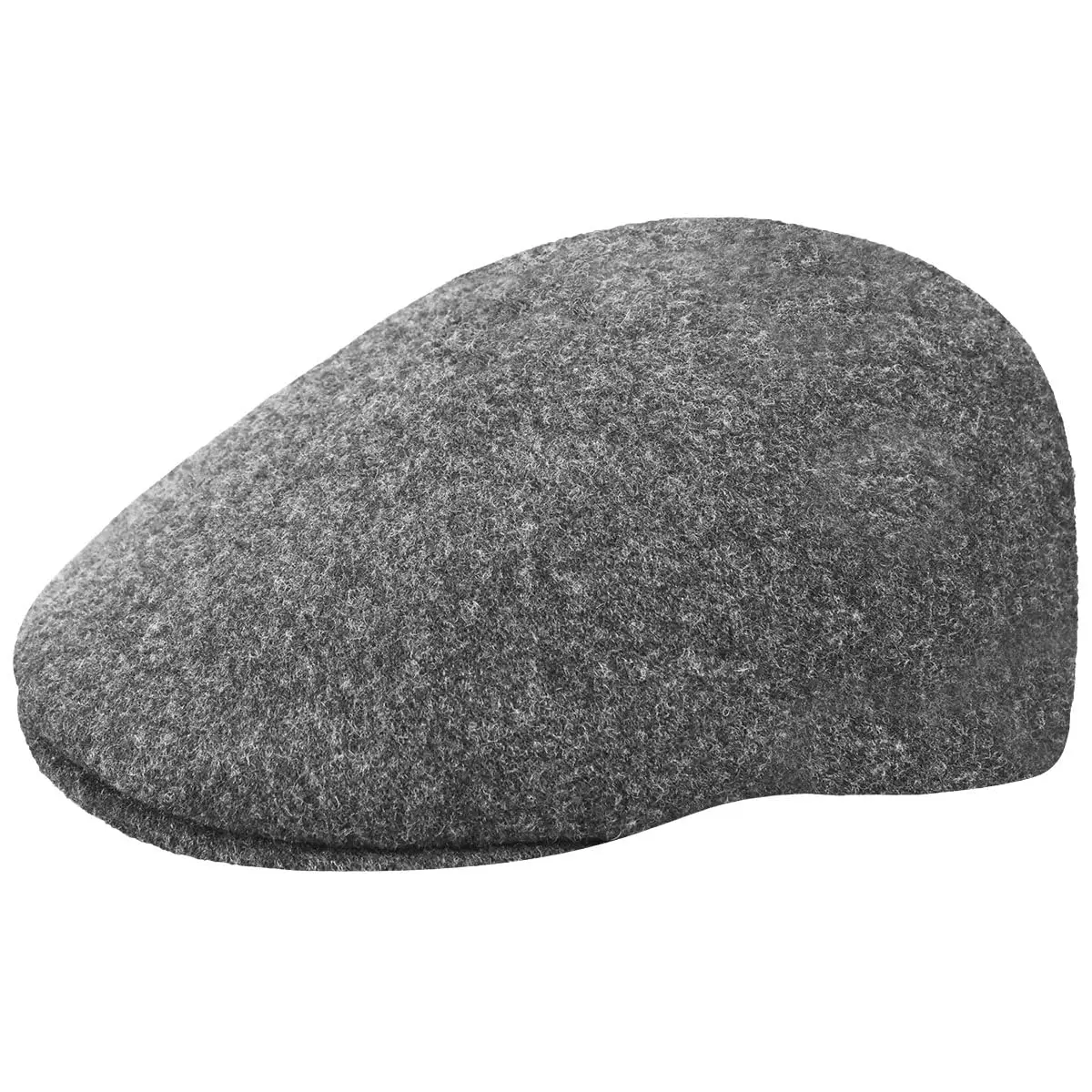 Kangol Seamless Wool 507 Flat Cap Dark Flannel | Classic Men’s Newsboy Cap for Autumn/Winter - view 3