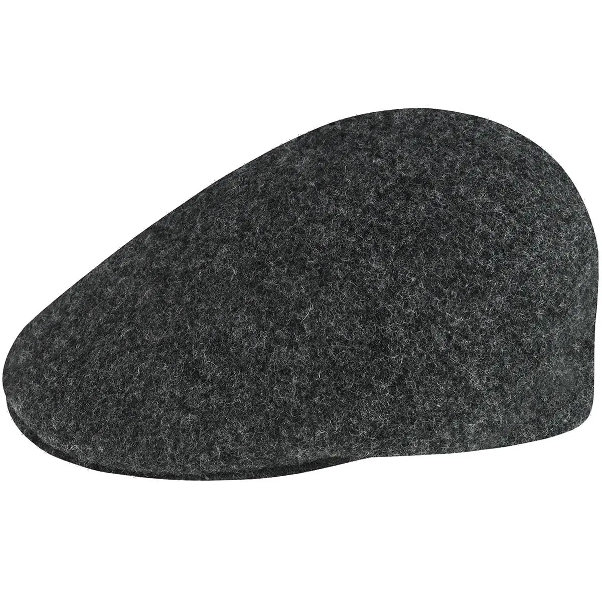 Kangol Seamless Wool 507 Flat Cap Dark Flannel | Classic Men’s Newsboy Cap for Autumn/Winter - view 4