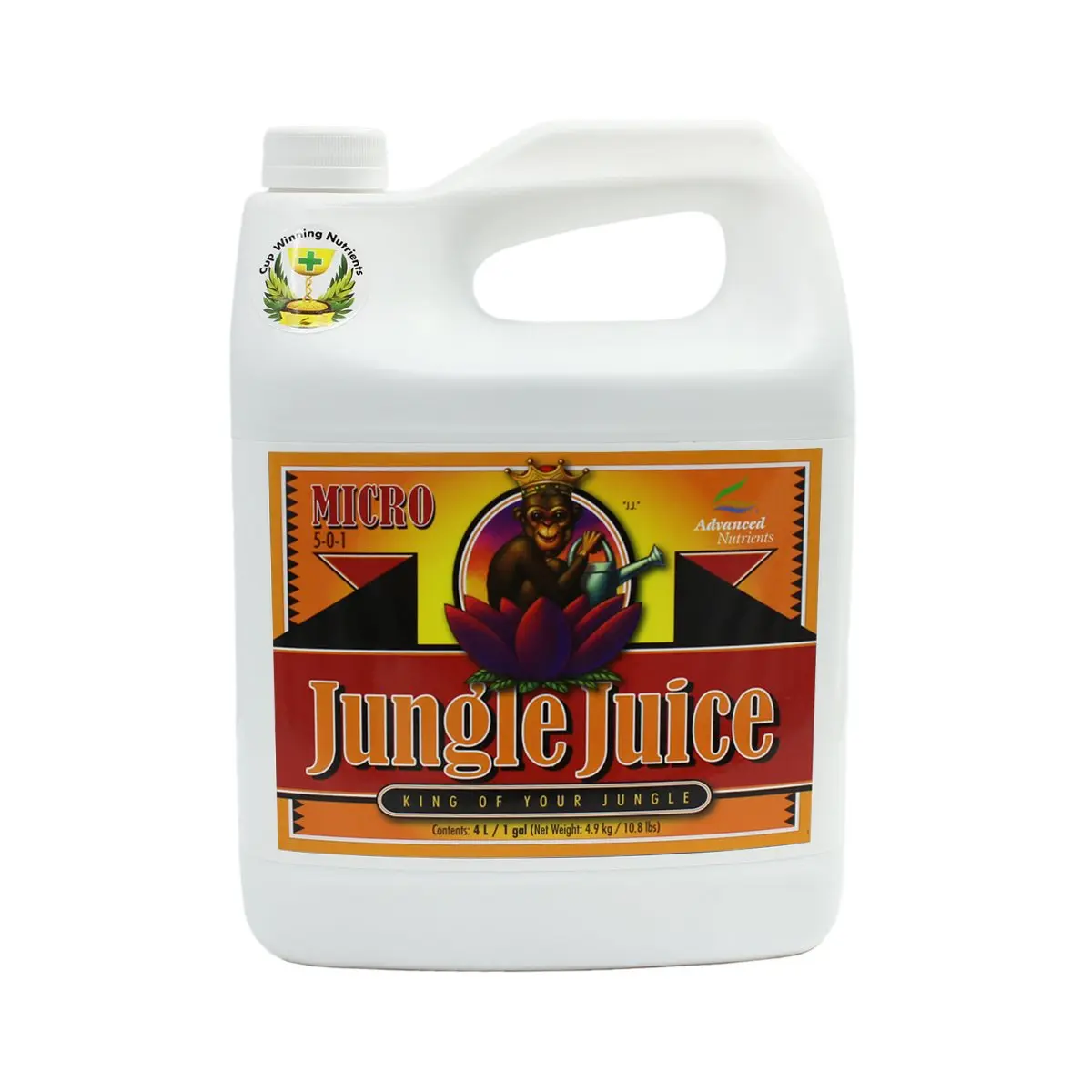 Advanced Nutrients Jungle Juice Micro Fertilizer 4L | Supports High-Quality Plant Growth - main product image