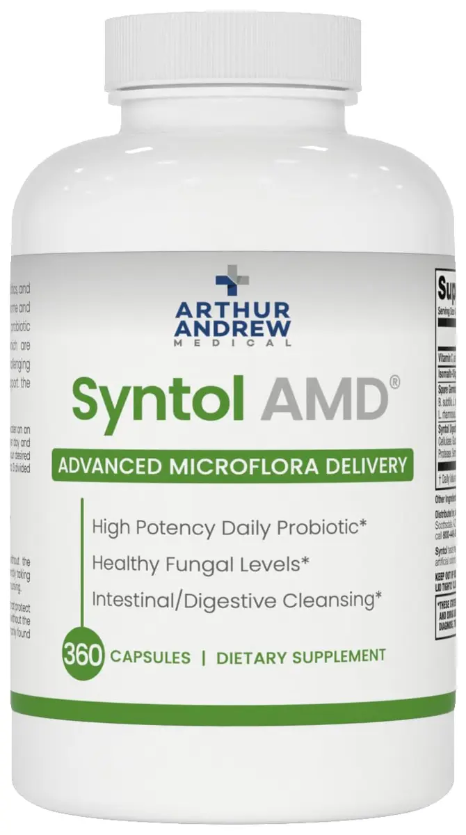 Arthur Andrew Medical Syntol AMD Probiotic Multi-Enzyme 360 Count | Digestive Wellness & Candida Support - main product image