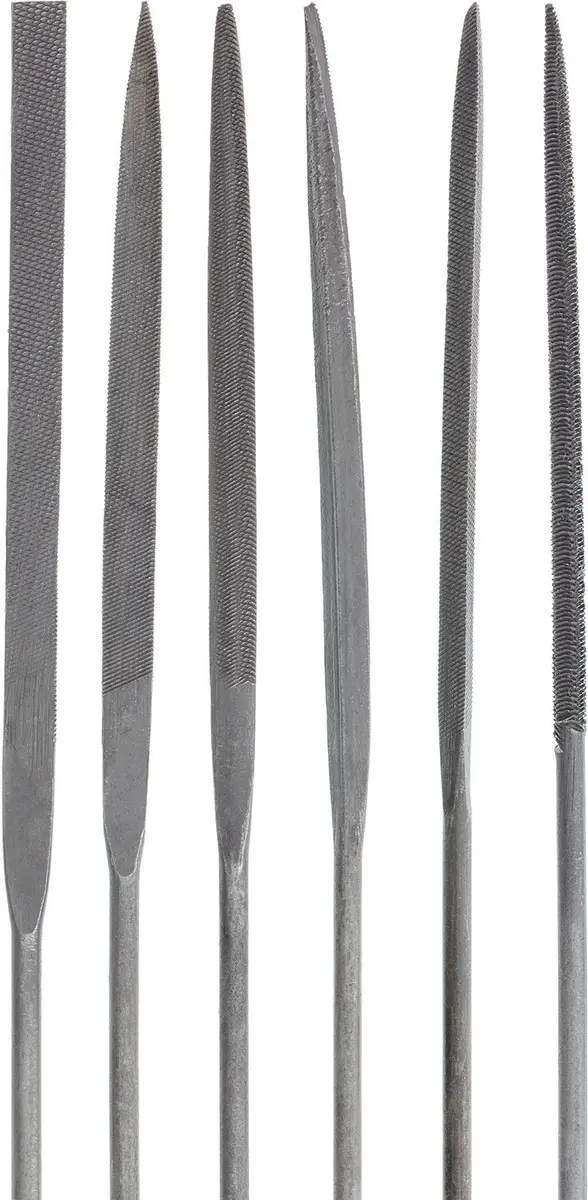 EUROTOOL Pocket Mini Needle File Set, 6 Piece | Fine Cut, 4" (100mm) for Jewelry & Watch Repair - view 5