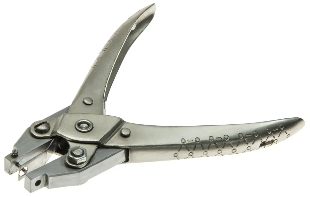 EUROTOOL Parallel Hole Punching Pliers, 1.5mm | Metal Sheet Punch for Jewelry & Crafts - main product image