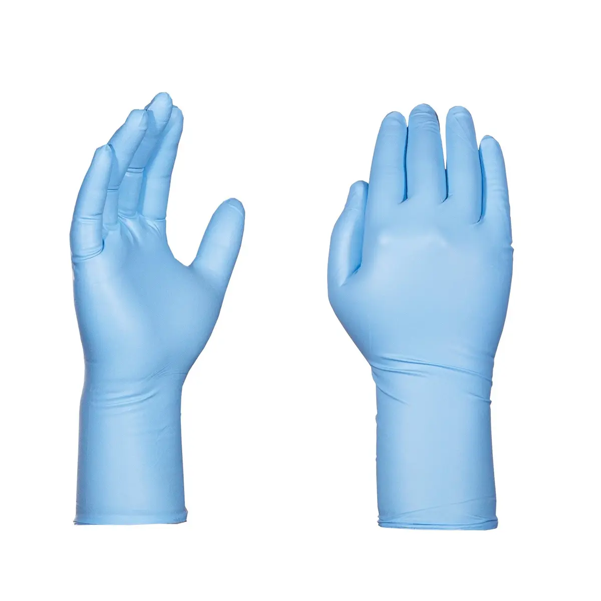 GLOVEPLUS HD Medical Blue Nitrile Gloves 8 mil, 12" Long | Powder-Free, Textured, Latex-Free, Extra Large - view 2