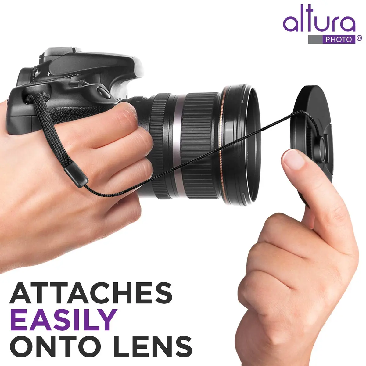 Altura Photo 5 Pcs Lens Cap Keeper Tether & Holder for Camera Lenses | Never Lose a Lens Cap Again - view 7