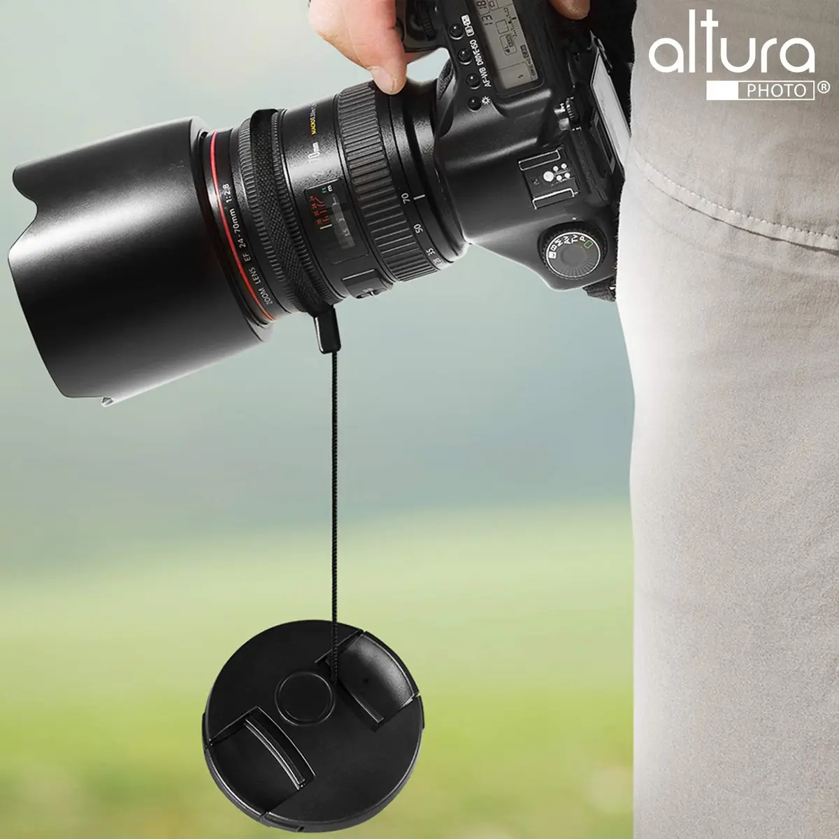 Altura Photo 5 Pcs Lens Cap Keeper Tether & Holder for Camera Lenses | Never Lose a Lens Cap Again - view 8
