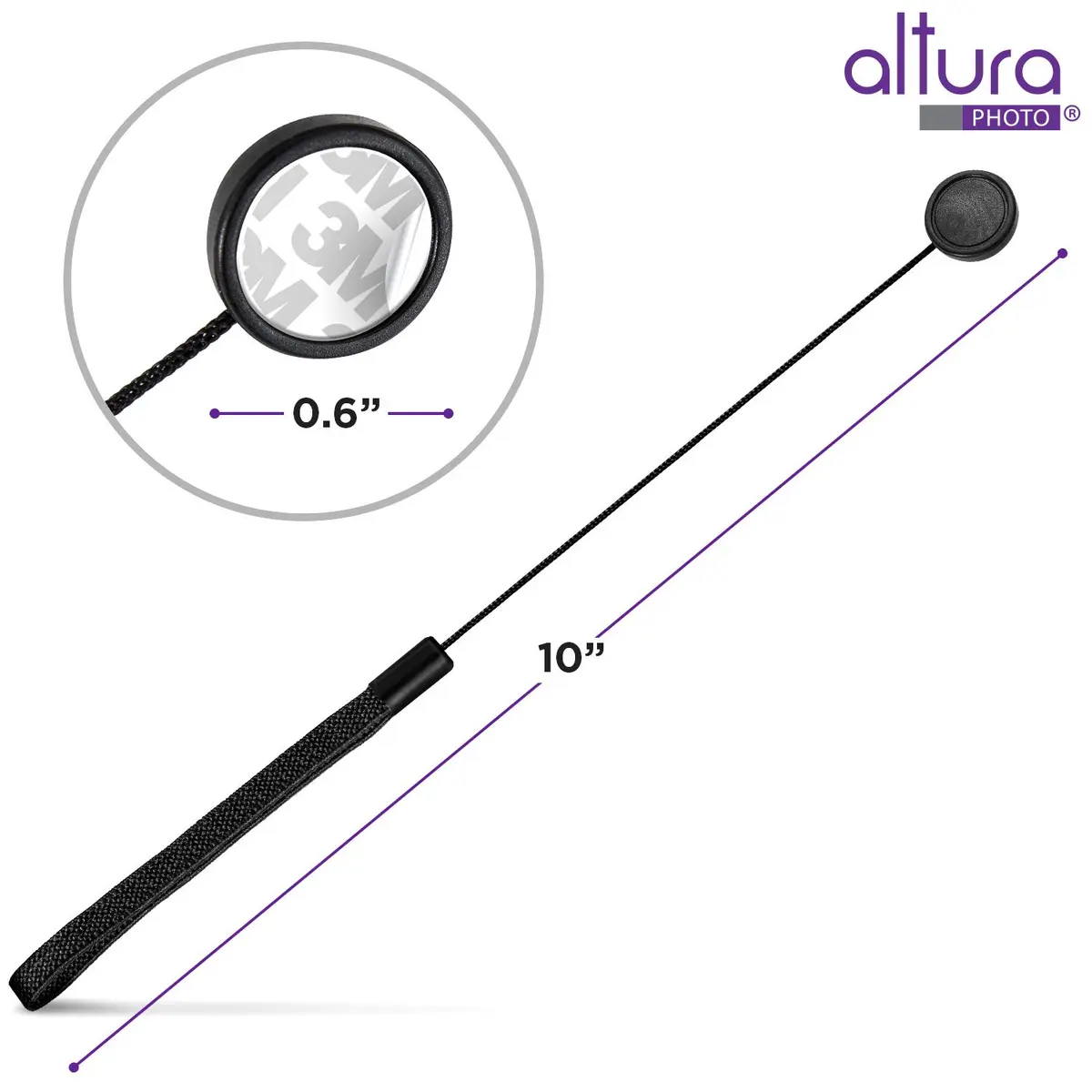 Altura Photo 5 Pcs Lens Cap Keeper Tether & Holder for Camera Lenses | Never Lose a Lens Cap Again - view 4
