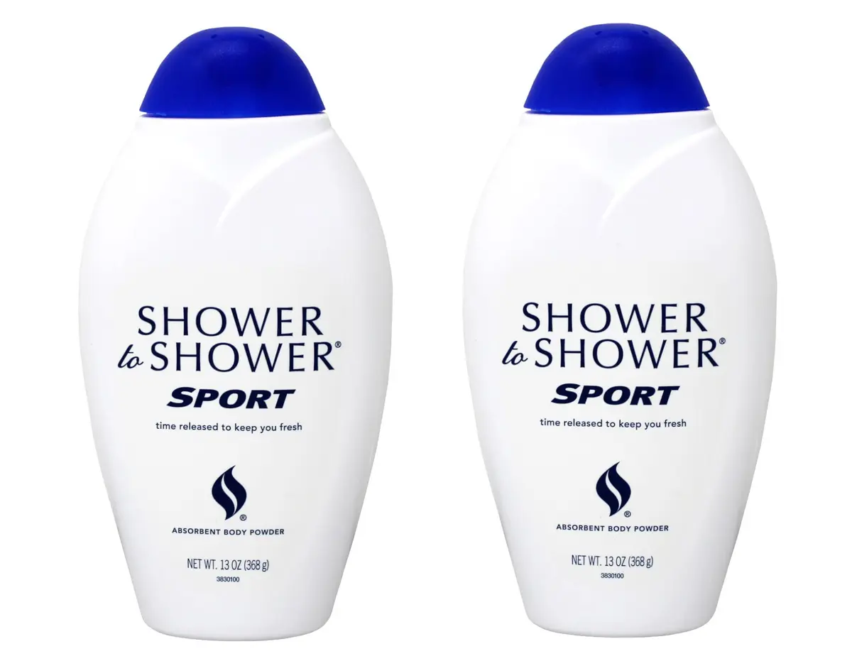 Shower To Shower Absorbent Body Powder Sport 13oz Pack of 2 | Keeps You Dry & Fresh - main product image