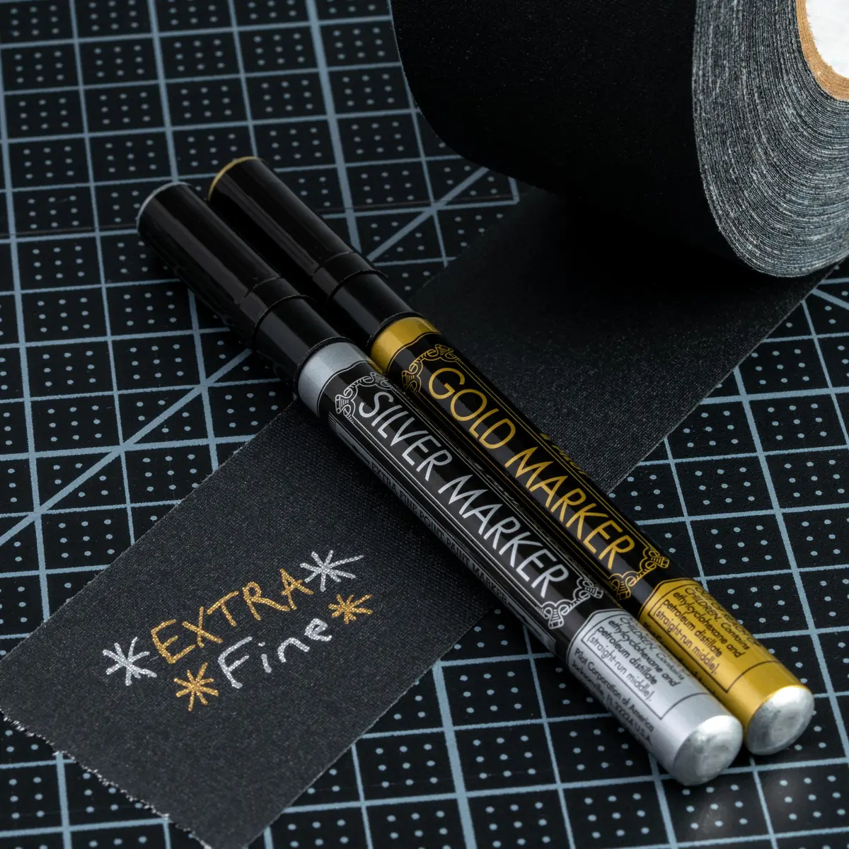 PILOT Extra Fine Point Permanent Markers, Gold/Silver Ink | Precise, Fade-Resistant, 2-Pack - view 4