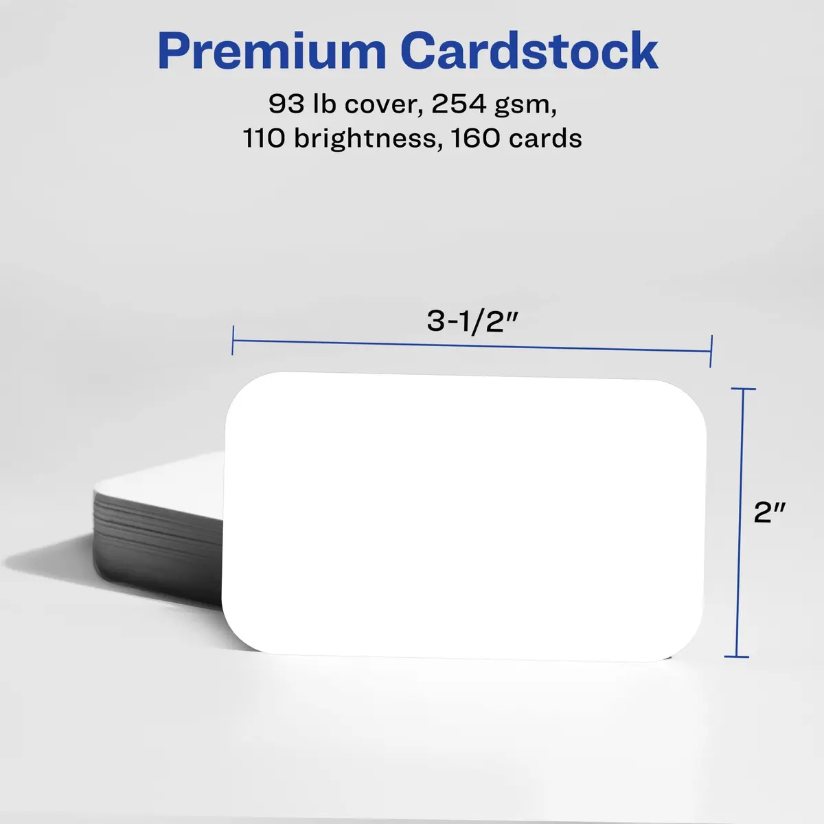Avery Clean Edge Printable Business Cards with Sure Feed Technology, Rounded Corners, 160 Cards (25ml / 0.811 Fl Oz) | Professional Cards for Inkjet Printers - view 5