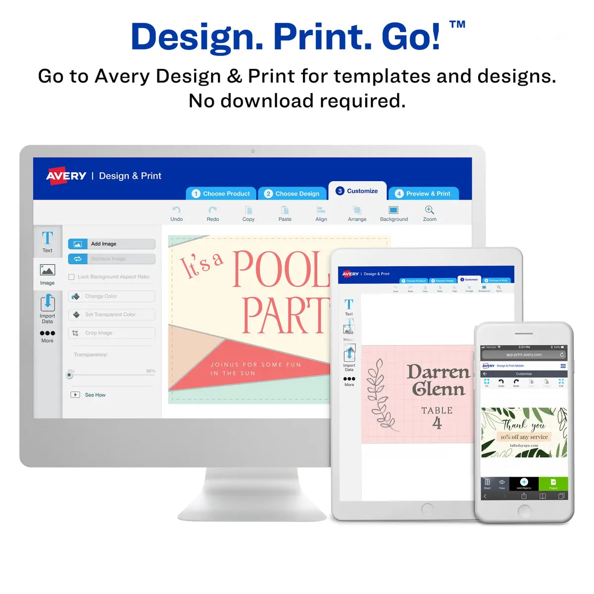 Avery Clean Edge Printable Business Cards with Sure Feed Technology, Rounded Corners, 160 Cards (25ml / 0.811 Fl Oz) | Professional Cards for Inkjet Printers - view 6