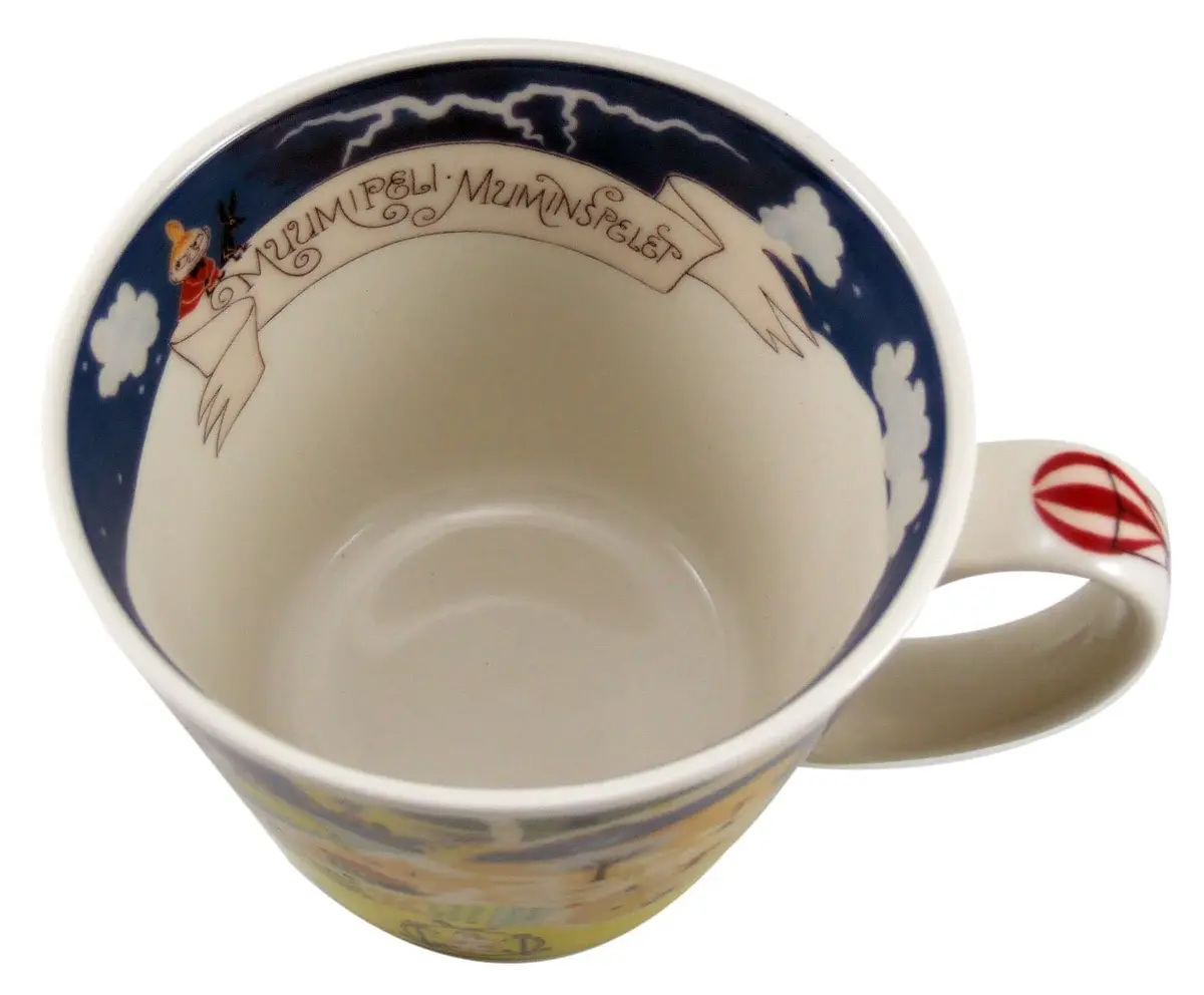 山加商店 Moomin Valley Map Design Soup Mug Cup Yamaka Japan | Porcelain 400ml | Cute Moomin Gift - view 5