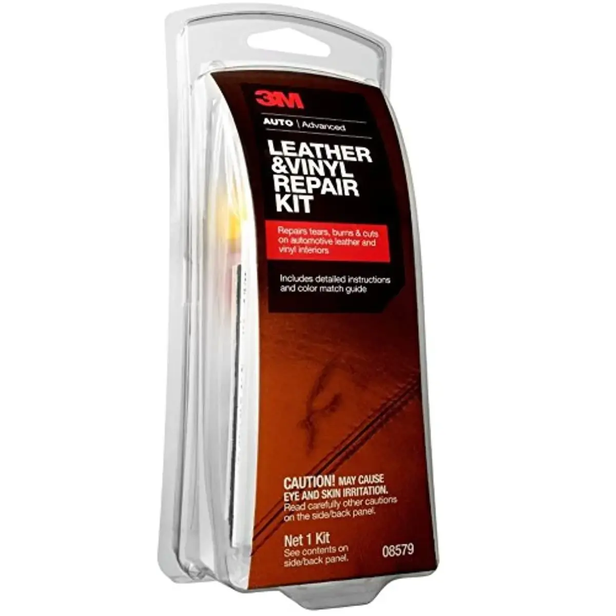 3M Leather and Vinyl Repair Kit 08579 | Repairs Cuts, Tears & Burns on Automotive Surfaces - main product image