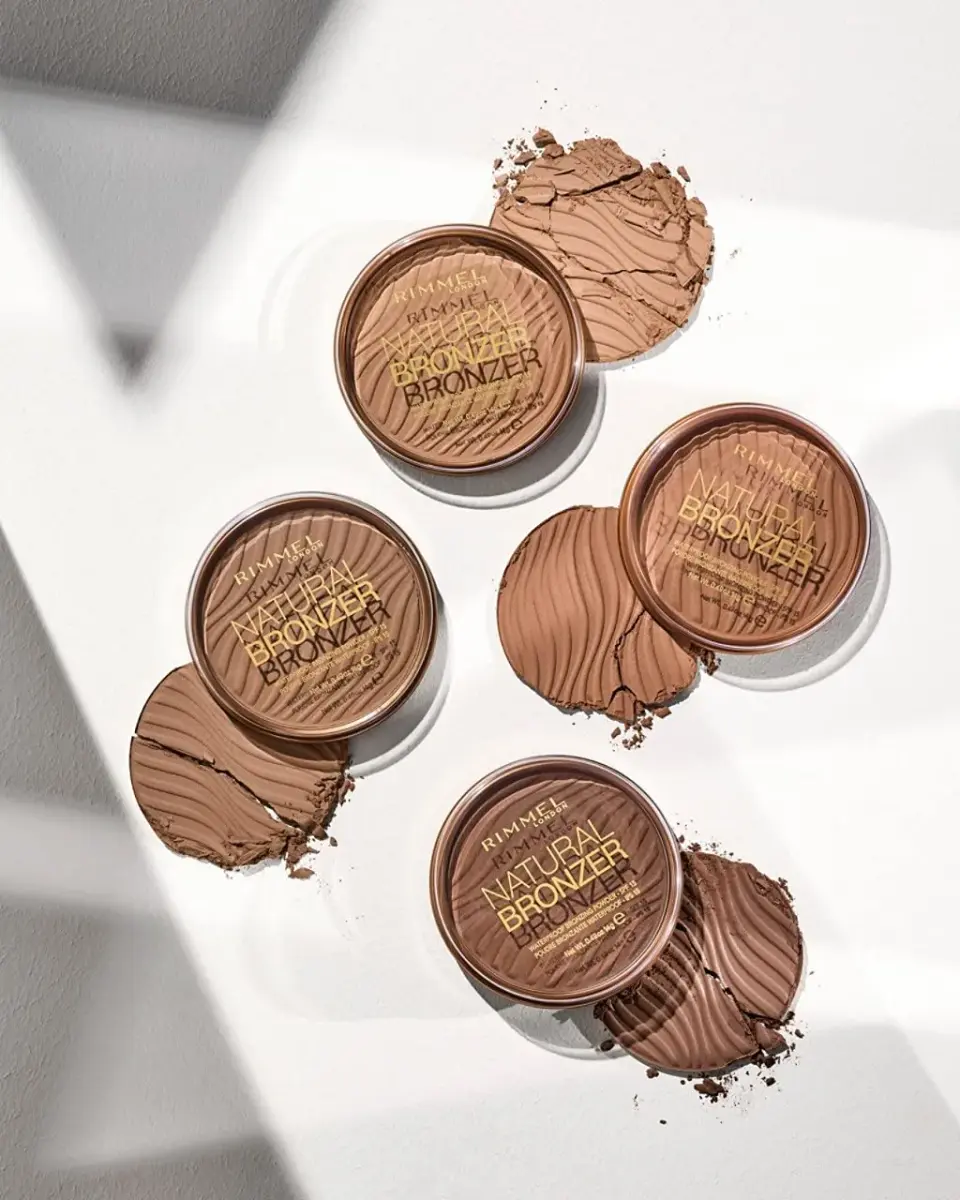 Rimmel London Natural Bronzer Sun Dance 0.49oz (14g) | Matte Finish for Sun-Kissed Glow - view 5