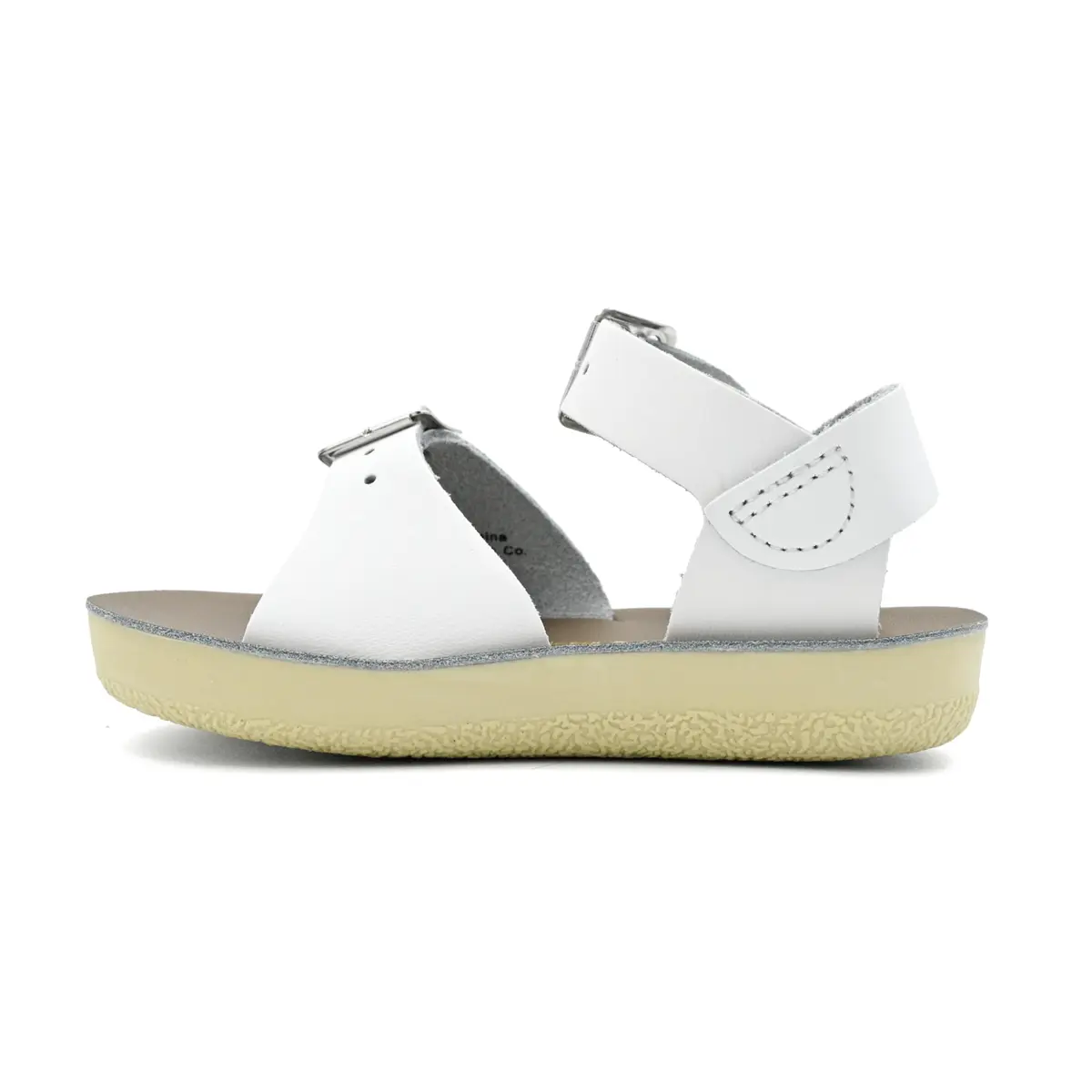 Salt Water Sandals Sun-San Surfer, White, Toddler 8 | Water-Friendly Leather, All-Day Comfort - view 6