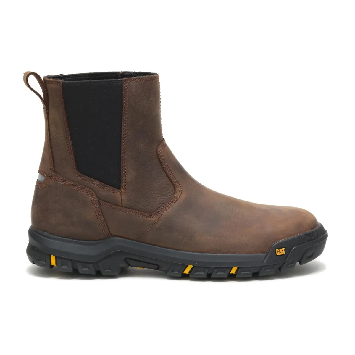 CAT Men's Wheelbase Construction Boot 9 Wide | Durable Leather Work Shoe with Soft Toe - main product image