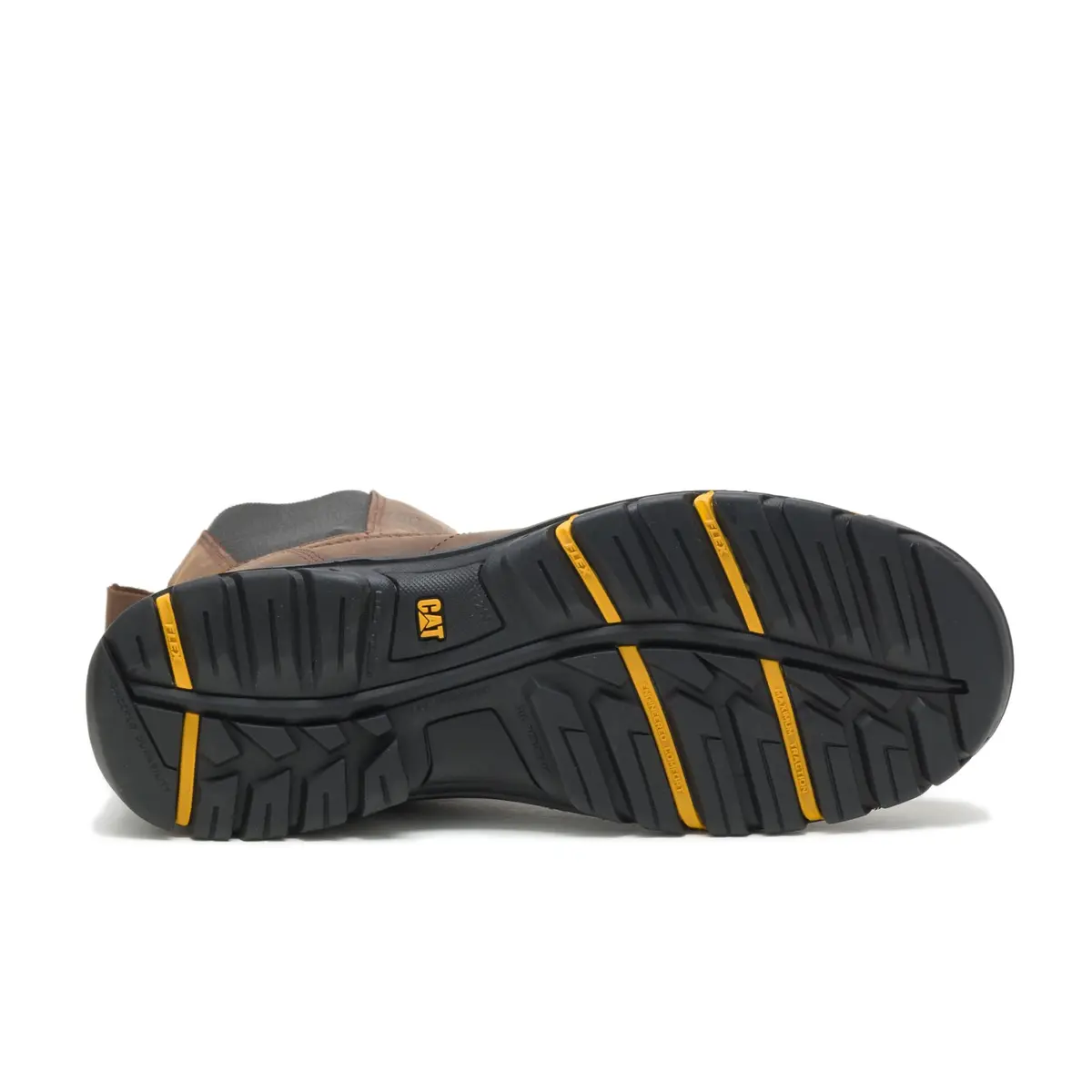 CAT Men's Wheelbase Construction Boot 9 Wide | Durable Leather Work Shoe with Soft Toe - view 6