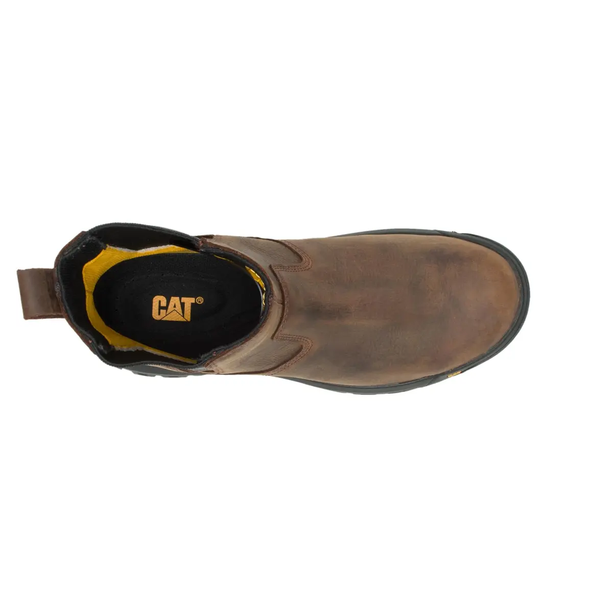 CAT Men's Wheelbase Construction Boot 9 Wide | Durable Leather Work Shoe with Soft Toe - view 7