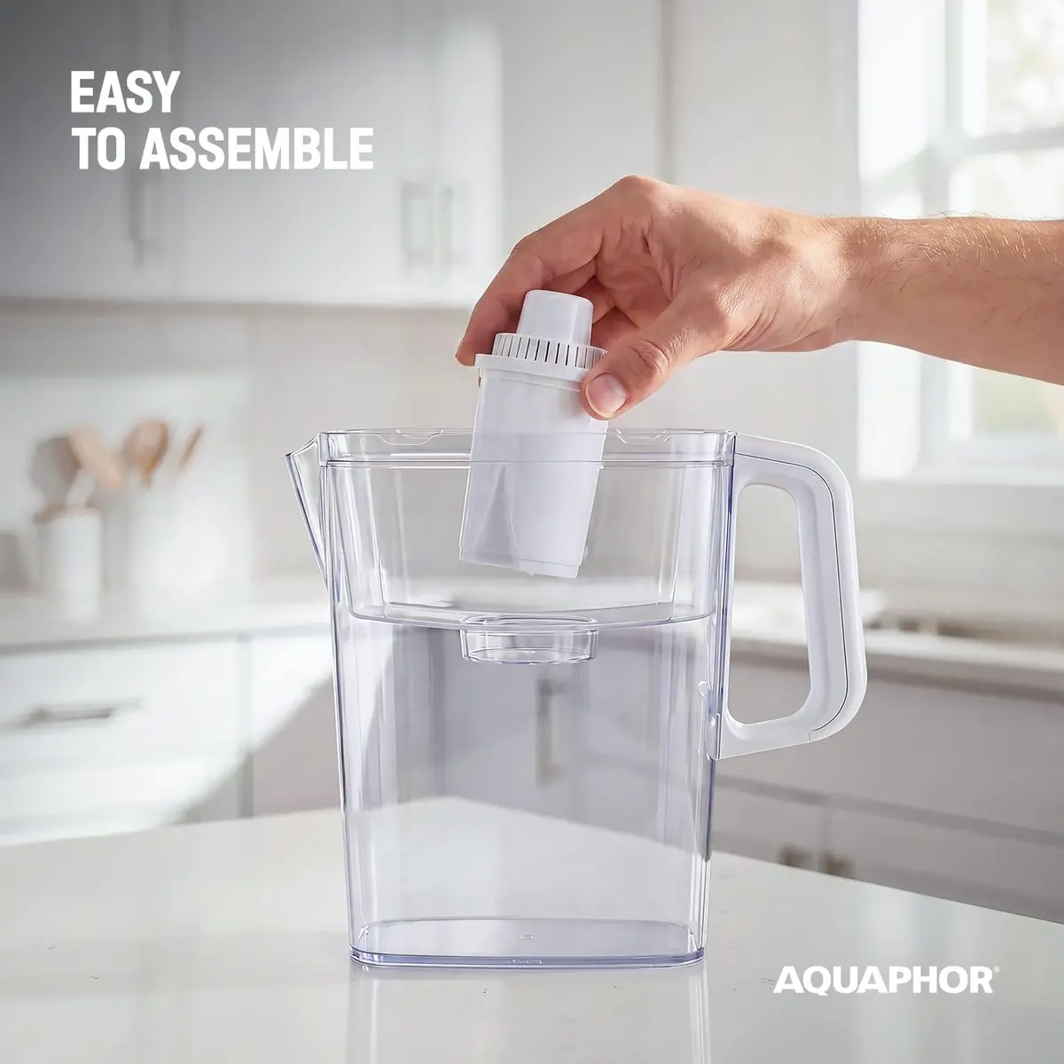 AQUAPHOR B15 Water Filter Replacement 3 Pack | Fast Flow, BPA-Free, Lasts 2 Months, Reduces Chlorine & Heavy Metals - view 8