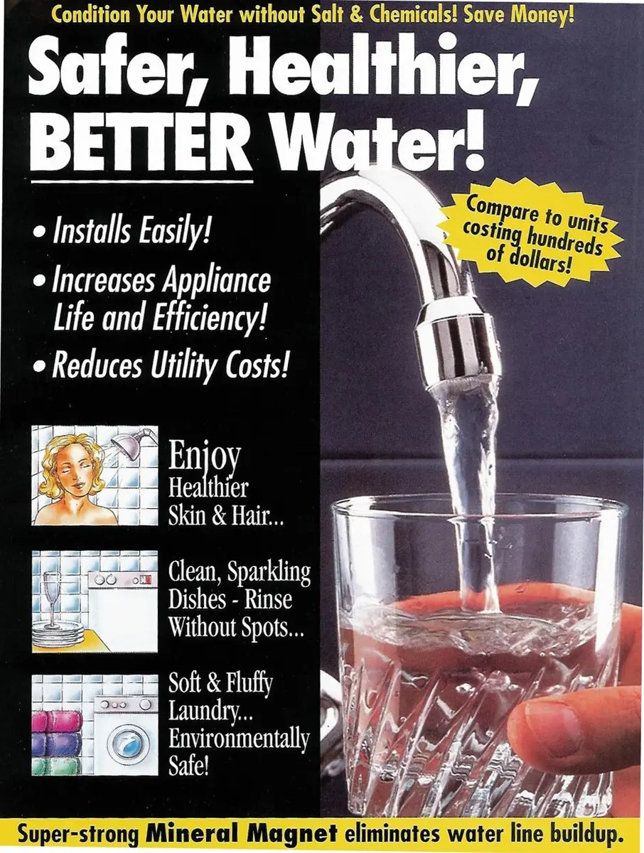Mineral Magnet II Magnetic Water Softener/Conditioner for Hard Water | Salt-Free, No Maintenance, USA Owned - view 3