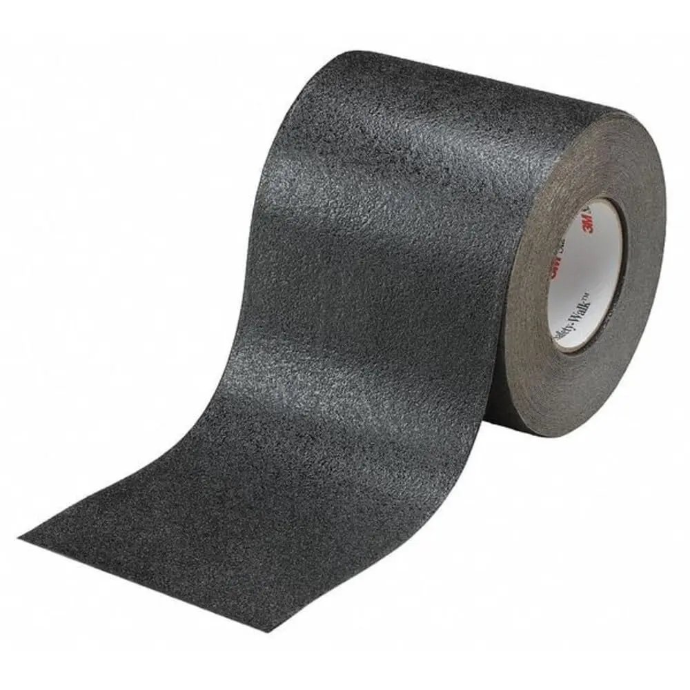 3M Safety-Walk Slip-Resistant Conformable Tapes & Treads 510, Black, 6 in x 60 ft | Slip-Resistant, Conforms to Irregular Surfaces - main product image