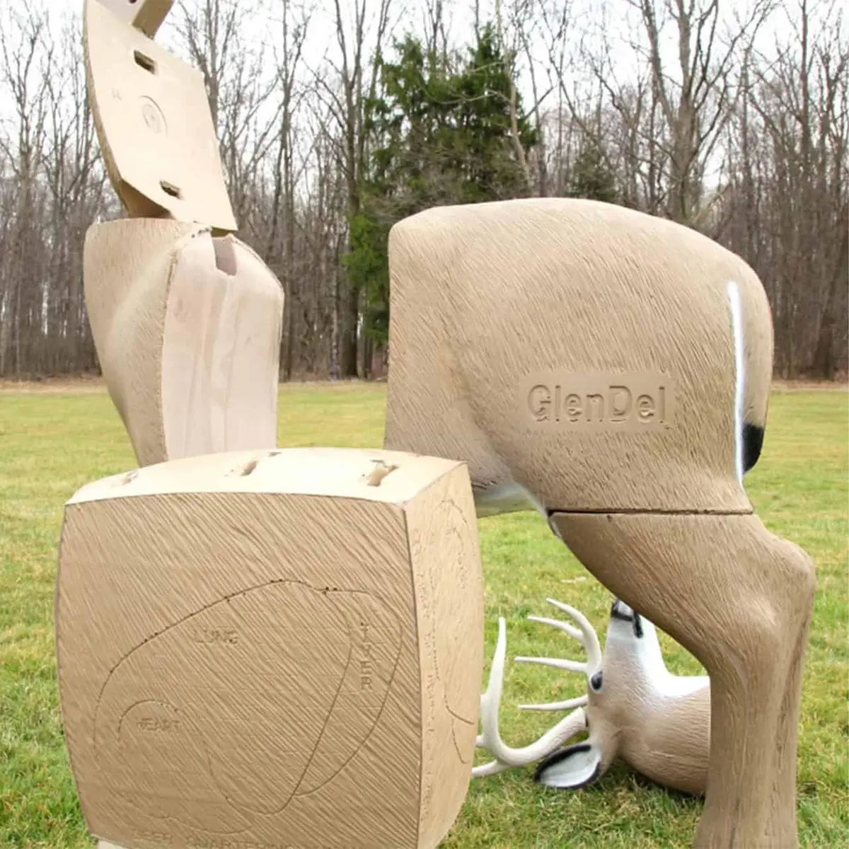 GLENDEL Pre-Rut Buck Core Replacement | Foam Target Insert with Polyfusion Technology (Pre-Rut Buck) - view 3