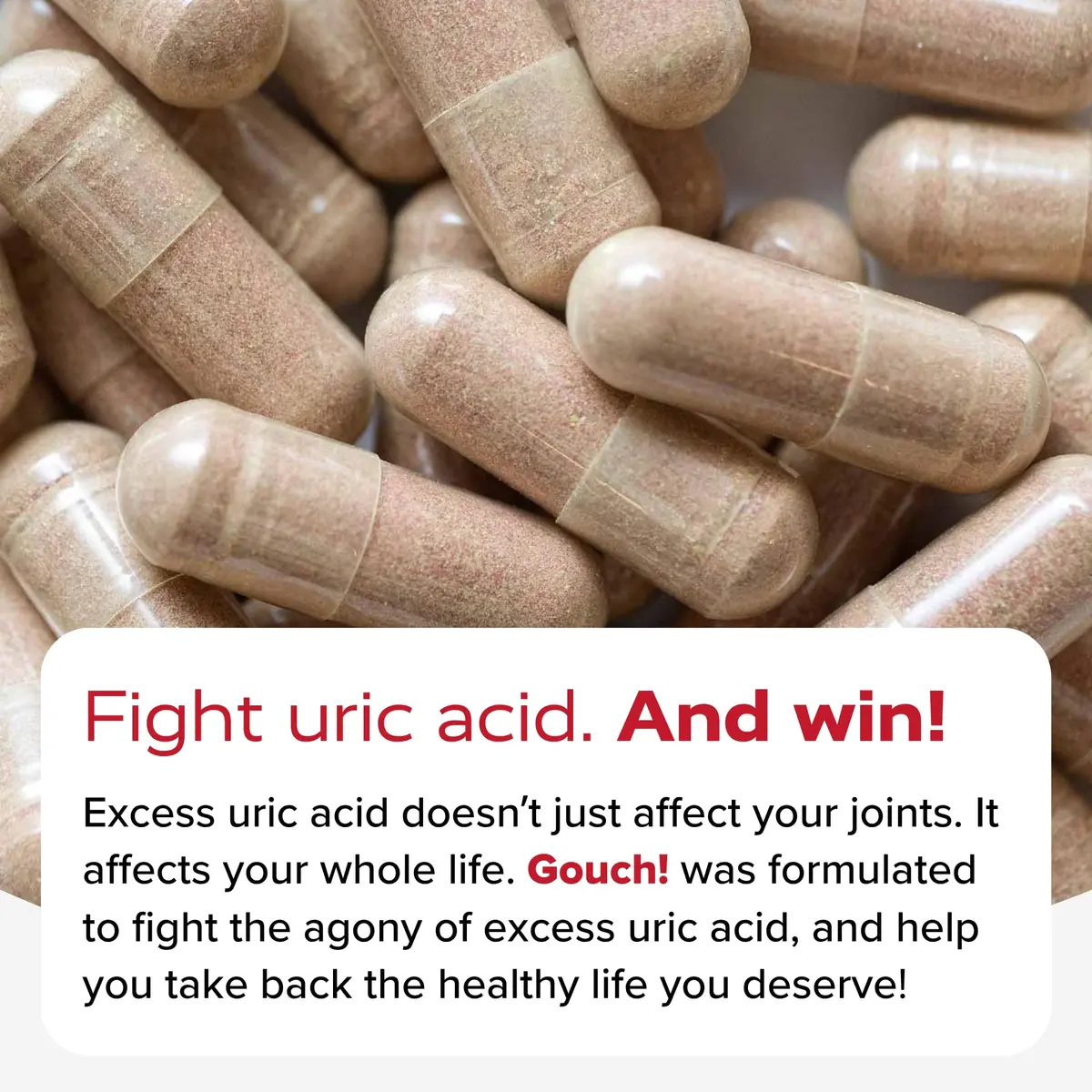 Redd Remedies Gouch! | Supports Healthy Uric Acid Levels | 60 Capsules (Cherry) | Kidney & Joint Support - view 8