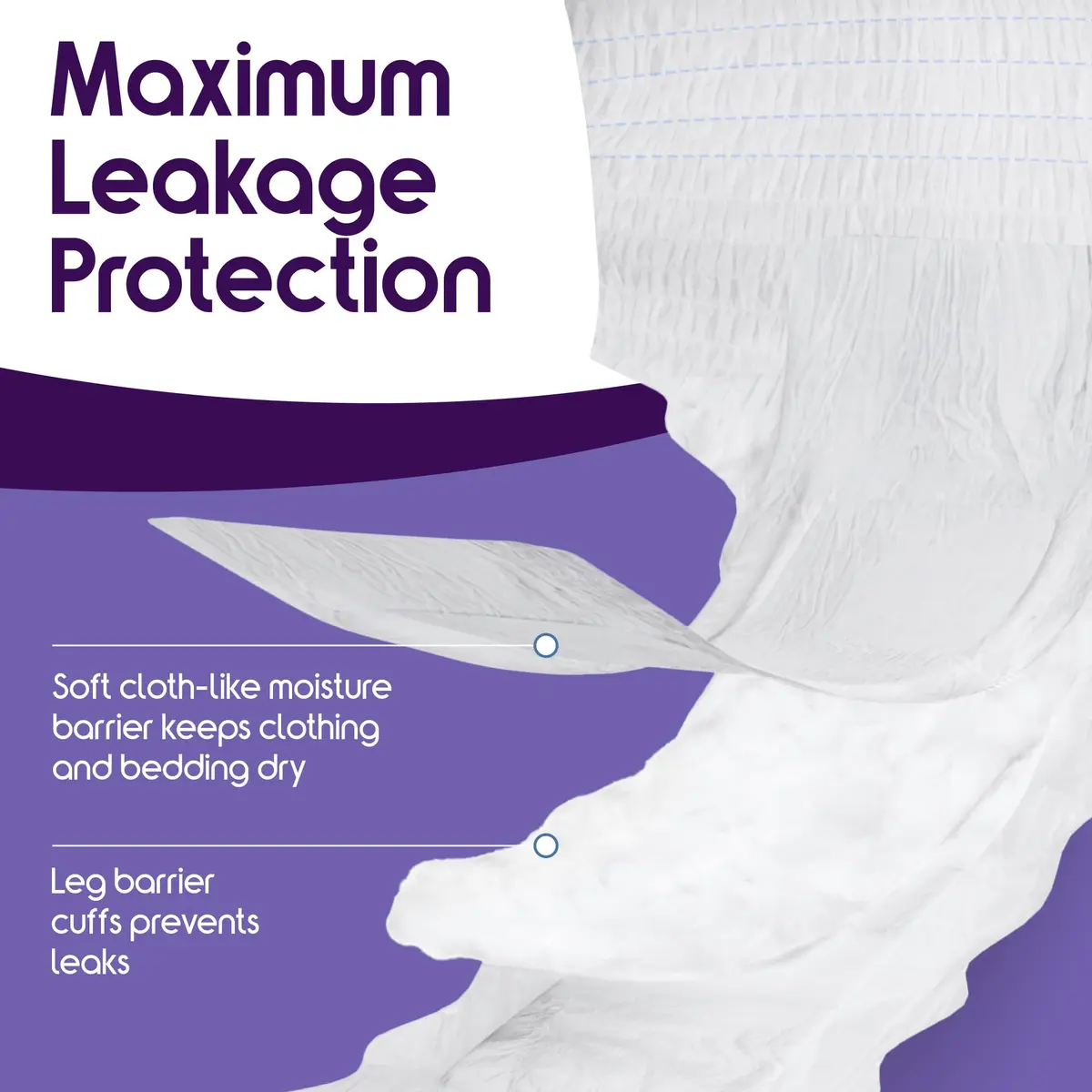 Inspire Adult Incontinence Underwear Extra Large | Super Absorbent, Odor Control, Discreet Fit - view 4