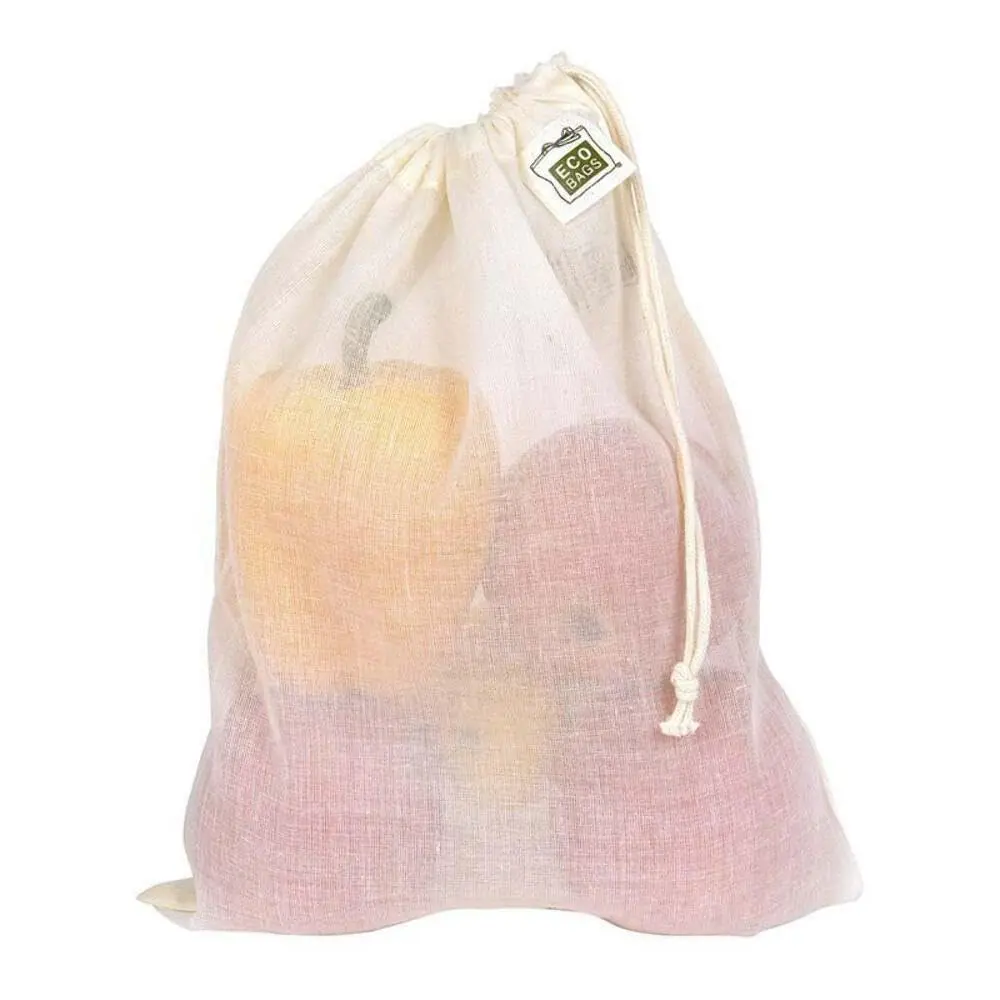 Ecobags Gauze Produce Bags Natural Cotton | Eco-Friendly, Reusable, 24 Pack - main product image