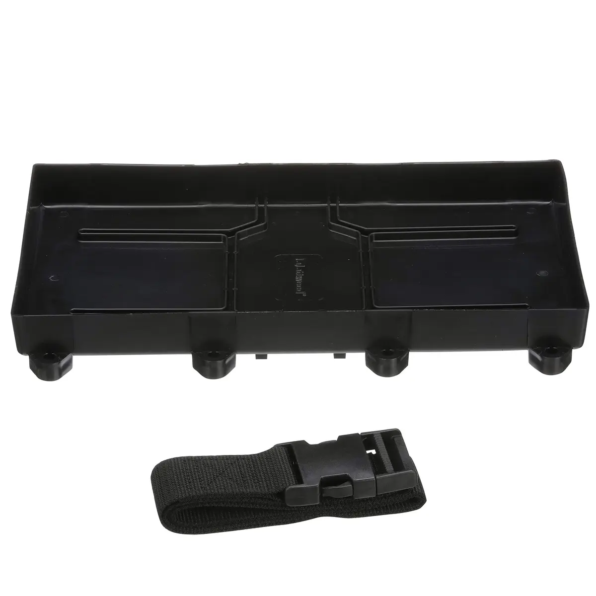 Attwood 9099-5 Battery Tray With Strap | Fits 29/31 Series Batteries, 12 7/8-Inches L x 7-Inches W, For Up to 10 1/2 Inches Tall - main product image