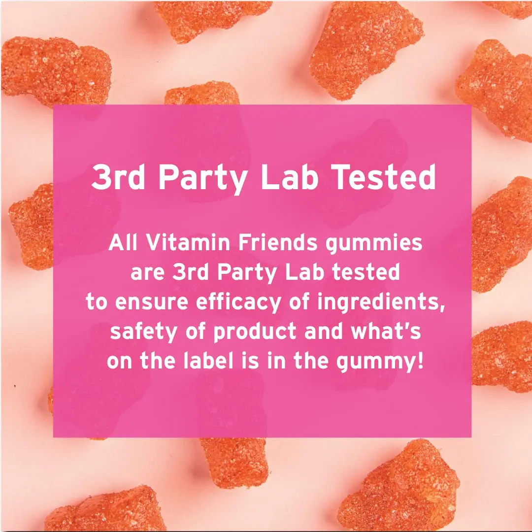 Vitamin Friends Vegan Multivitamin & Iron for Kids Gummies 60 Count (120 Day Supply) | Supports Body Function & Anemia - view 7