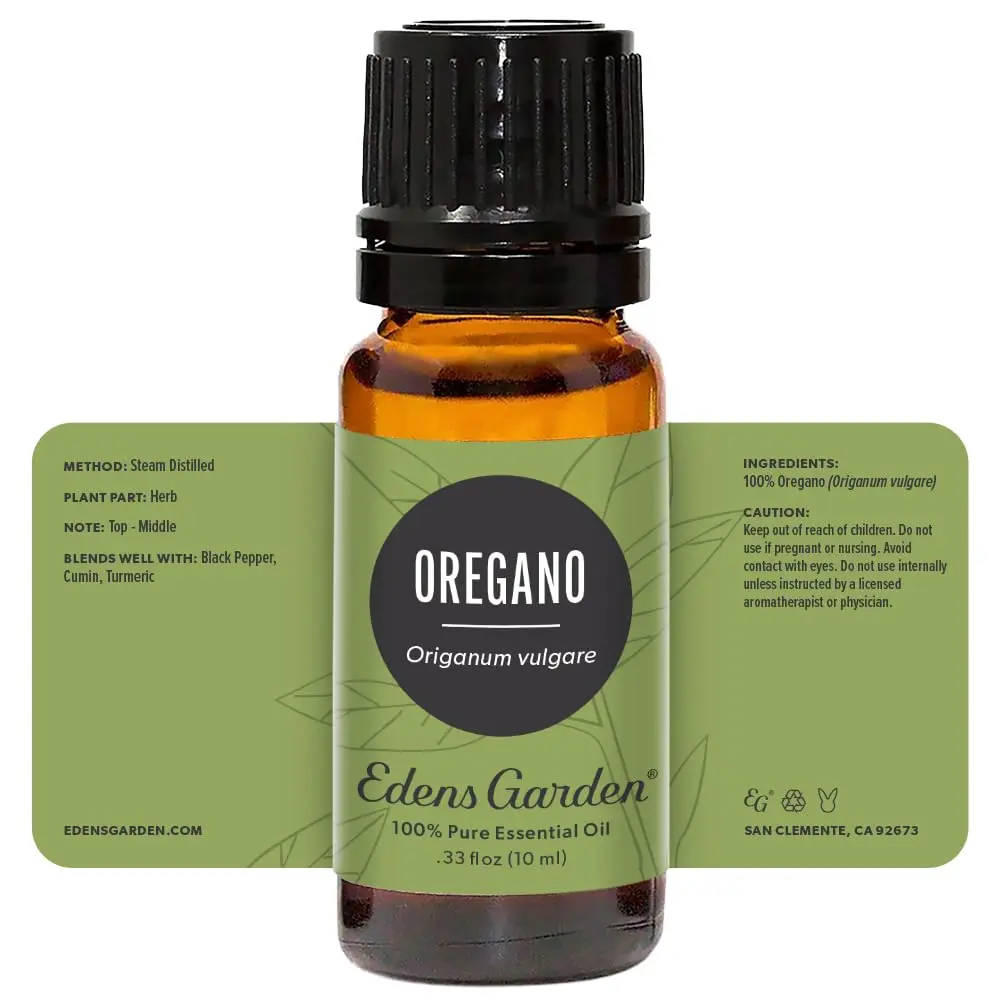 Edens Garden Oregano Essential Oil 10ml | Pure & Steam Distilled for Immune & Respiratory Support - view 9