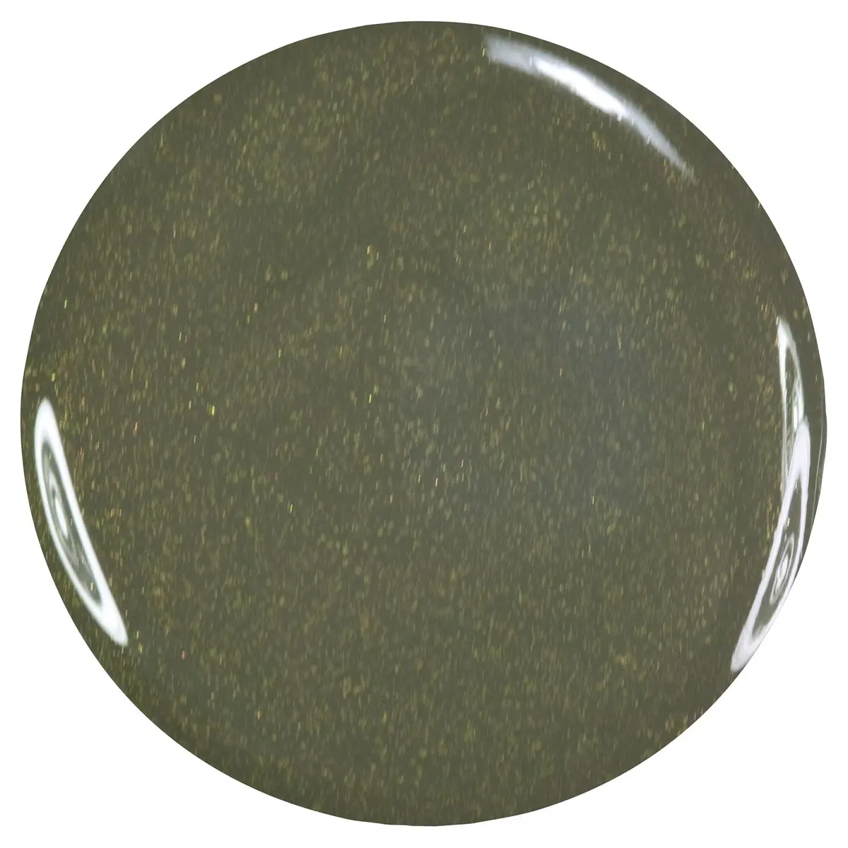 ZOYA Yara Nail Polish 0.5 fl oz | Smoky Olive Drab Green with Gold Glitter, Big10Free Vegan - view 2