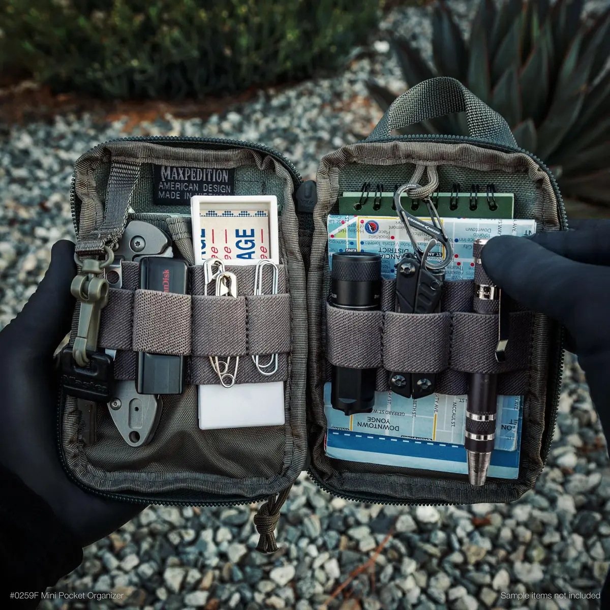 Maxpedition Mini Pocket Organizer Foliage Green 15.24cm (6in) | EDC Pouch for Tools & Essentials - view 7