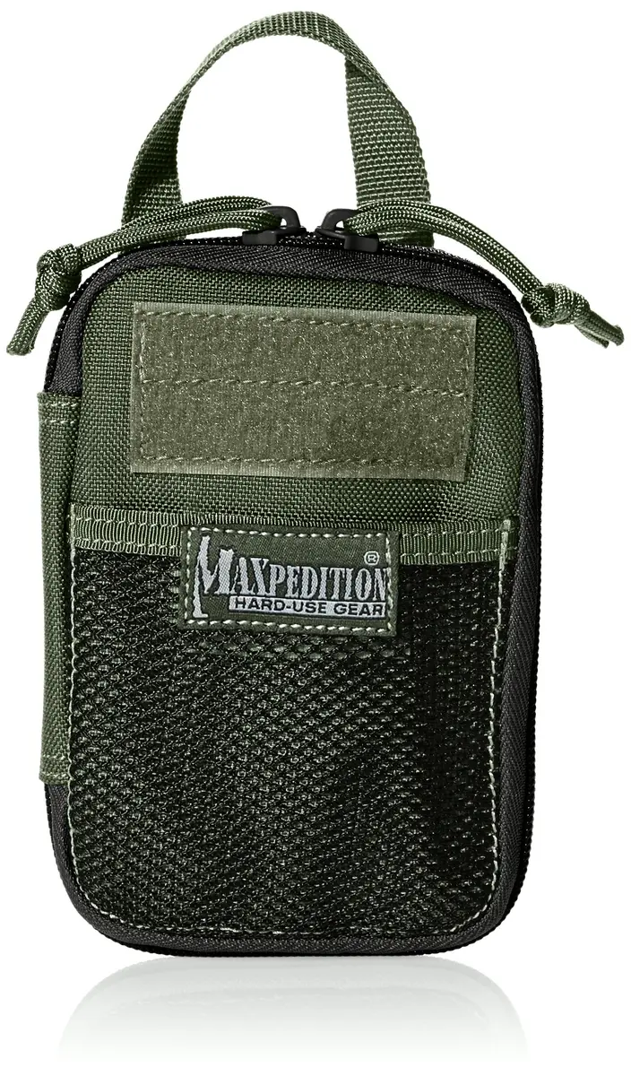Maxpedition Mini Pocket Organizer OD Green | Tactical EDC Pouch for Cargo Pocket & MOLLE Gear - view 4