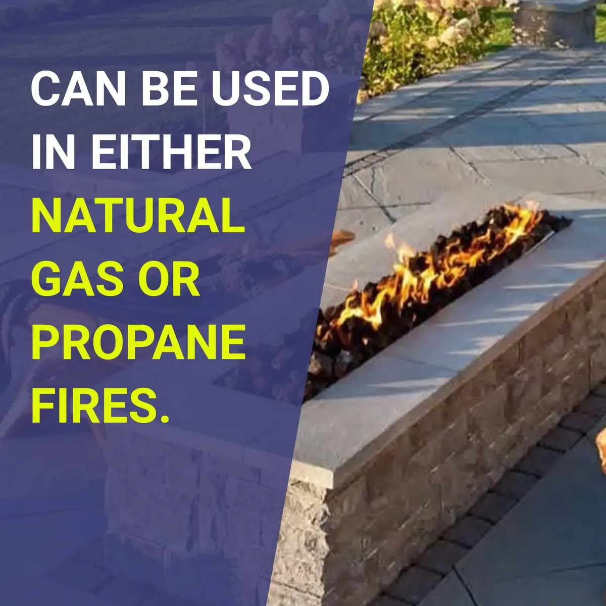 American Fireglass Small Lava Rock 1/8"-1/2" | Durable volcanic rock for fire pits & decor - view 6