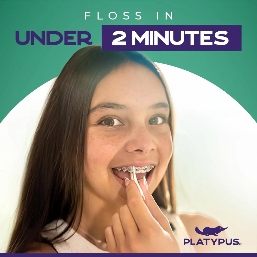 Platypus Orthodontic Flossers for Braces, 30 Count (Pack of 1) | Orthodontist Recommended for Daily Use - view 4